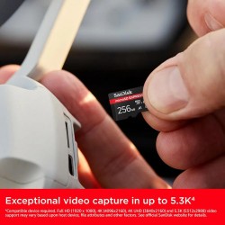 SANDISK 256GB microSD Express Card - Up to 880MB/s Read Speeds